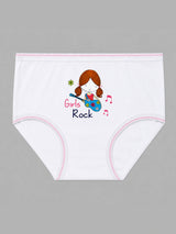 Girls Innerwear Panty with Top Elastic for Everyday Comfort, Easy Fit and Wardrobe Essentials - Pack of 3