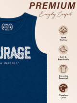 Boys Cotton Printed Sleeveless T-Shirt with Round Neck and Regular Fit for Casual Wear and Easy Movement