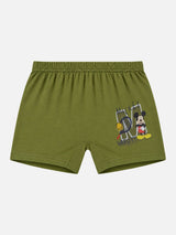 Unisex Mickey & Friends 100% Cotton Baby Trunks with Inner Elastic Support for Everyday Innerwear Comfort - Pack of 3