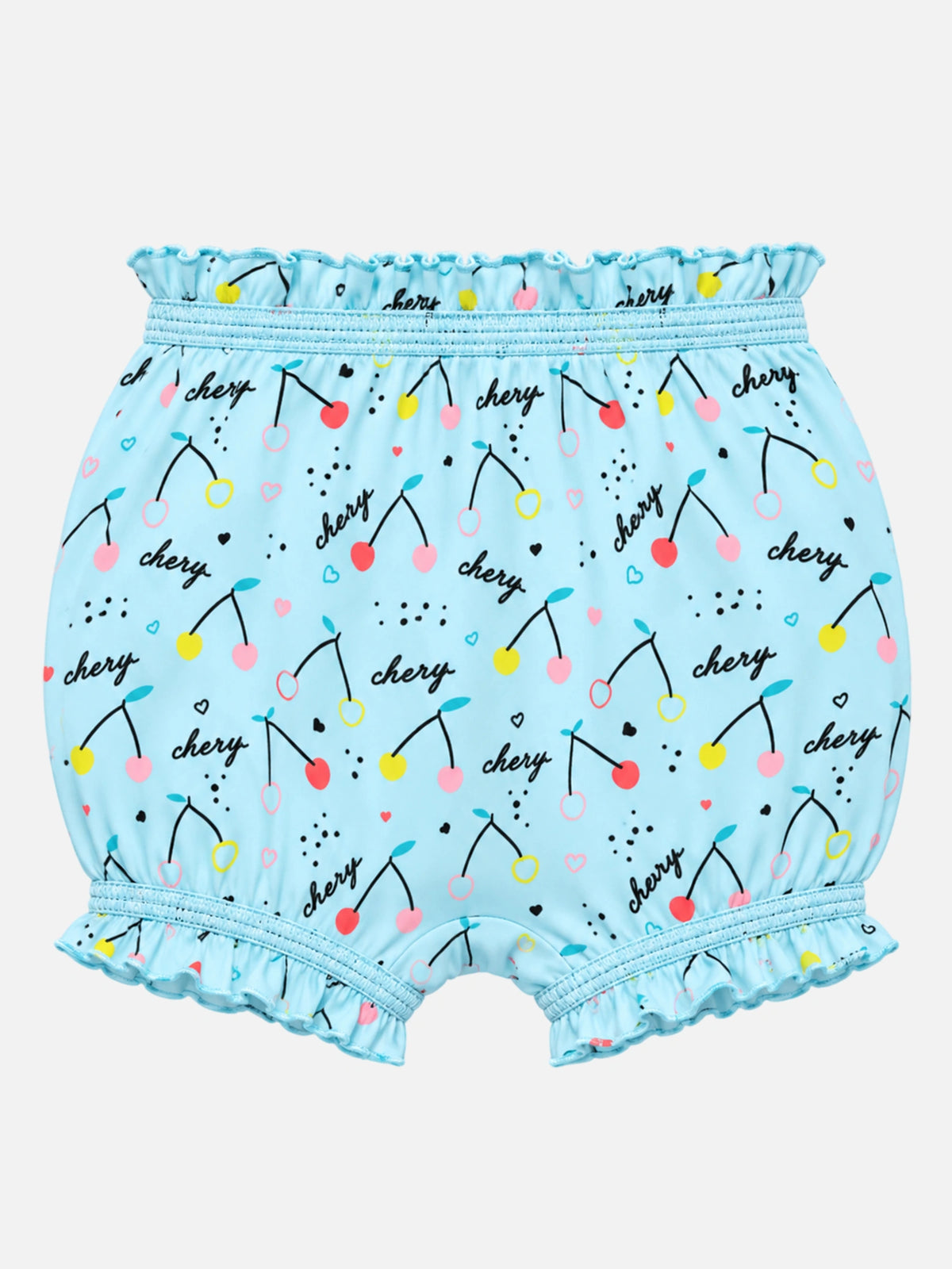 Baby Girls 100% Cotton Bloomers with Regular Fit for Everyday Innerwear Comfort and Baby Essentials - Pack of 3