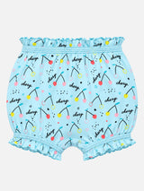 Baby Girls 100% Cotton Bloomers with Regular Fit for Everyday Innerwear Comfort and Baby Essentials - Pack of 3