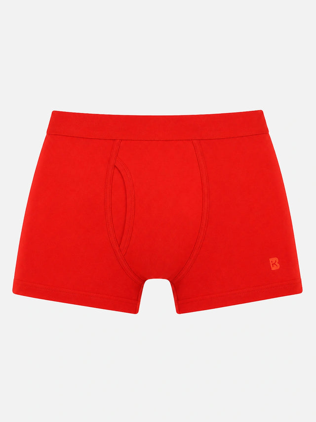Boys Cotton Solid Innerwear Trunks with Inner Elastic, Soft Breathable Fabric and Stretchable Comfort Fit - Pack of 2