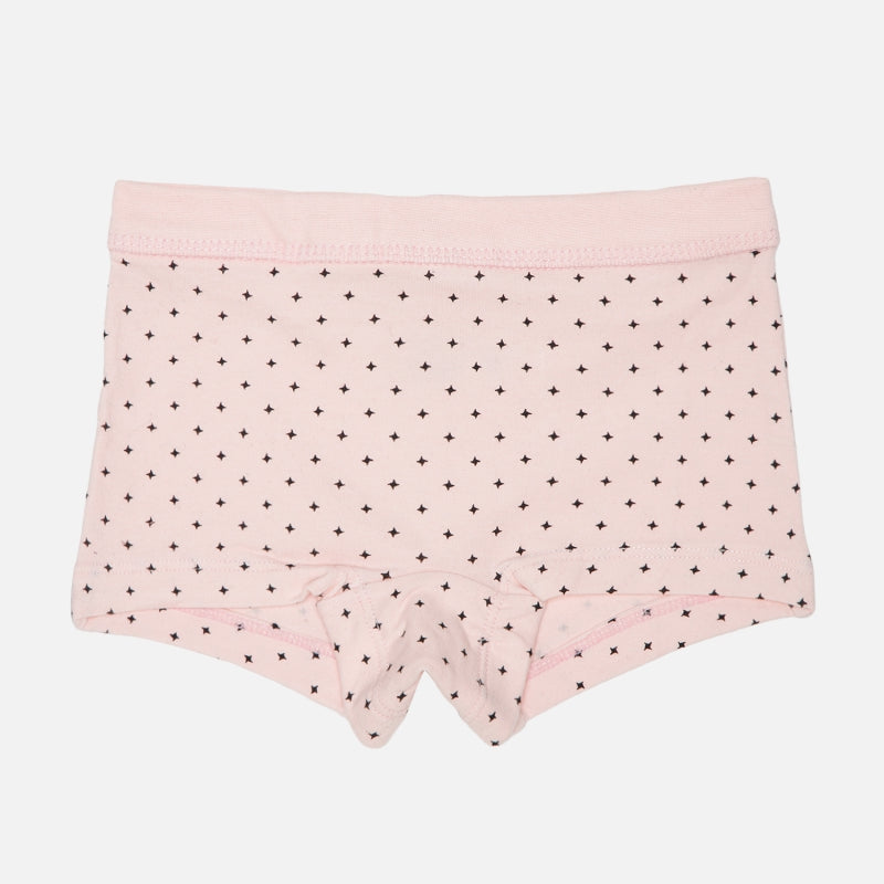 Girls 100% Cotton Boyshorts Inner Elastic Stretch Pack of 2 - Bodycare
