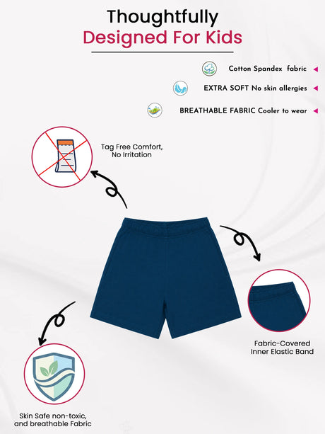 Comfortable Girls Shorts Super Combed Fabric