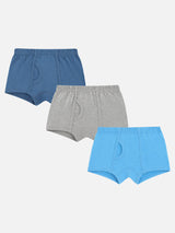 Boys Innerwear Trunk Inner Elastic for Everyday Innerwear Comfort, Secure Fit and Regular Use - Pack of 3