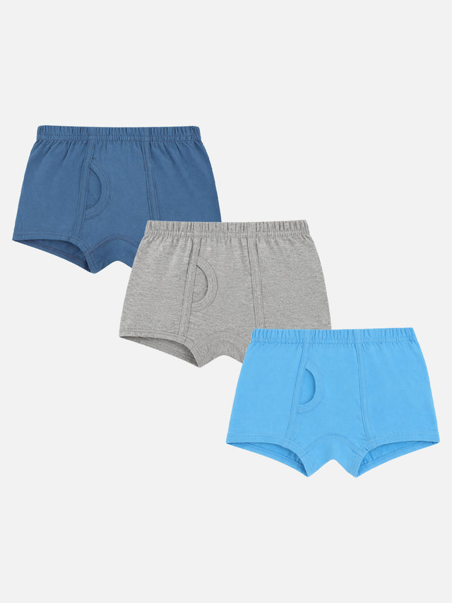 Boys Innerwear Trunk Inner Elastic for Everyday Innerwear Comfort, Secure Fit and Regular Use - Pack of 3