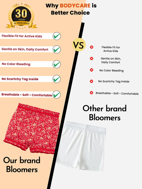 Unisex 100% Cotton Bloomer Lycra Waistband Pack of 6