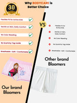 Girls Frozen Boyshorts Lycra Band Pack of 2 - Bodycare
