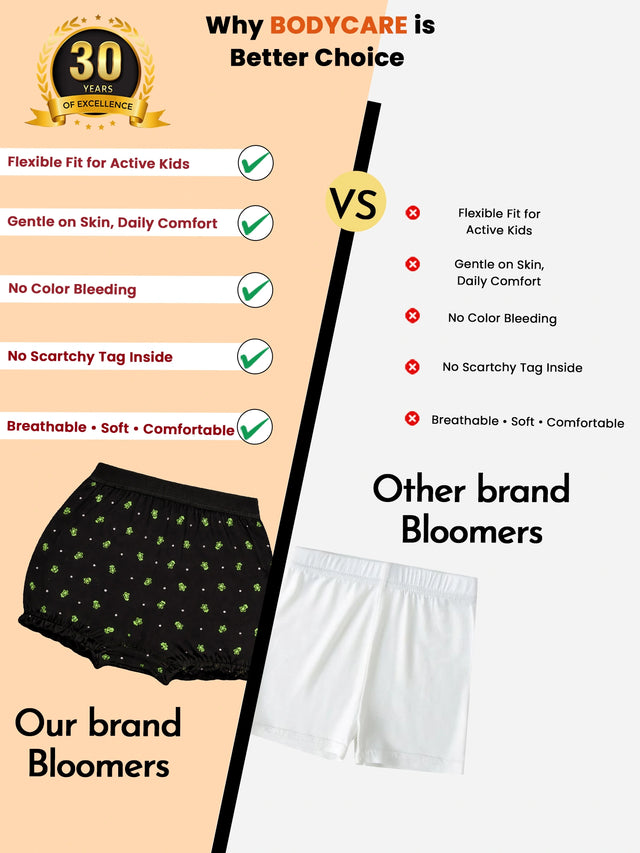 Unisex Cotton Spandex Bloomer Lycra Waistband Pack of 6 - Bodycare