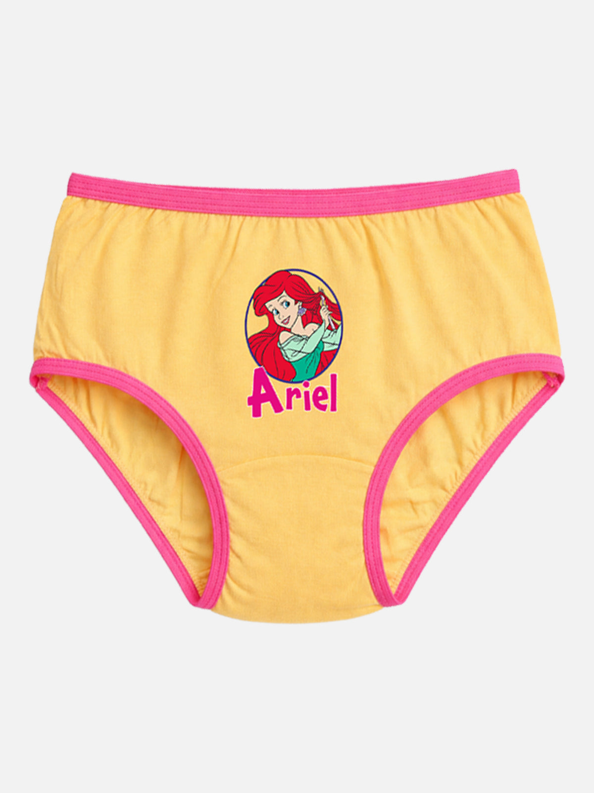 Girls Innerwear Panty Top Elastic Printed for Everyday Comfort, Easy Fit and Innerwear Essentials - Pack of 3
