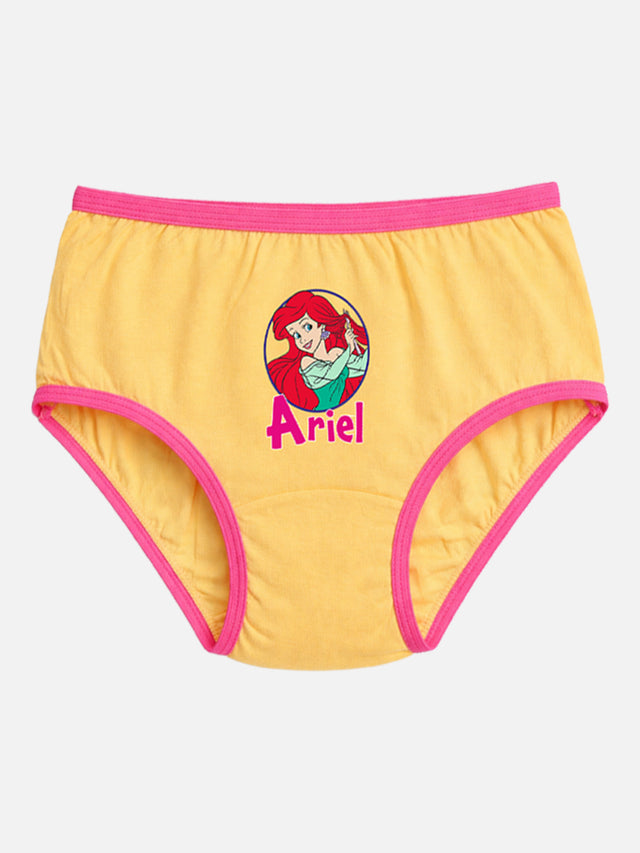 Girls Innerwear Panty Top Elastic Printed for Everyday Comfort, Easy Fit and Innerwear Essentials - Pack of 3