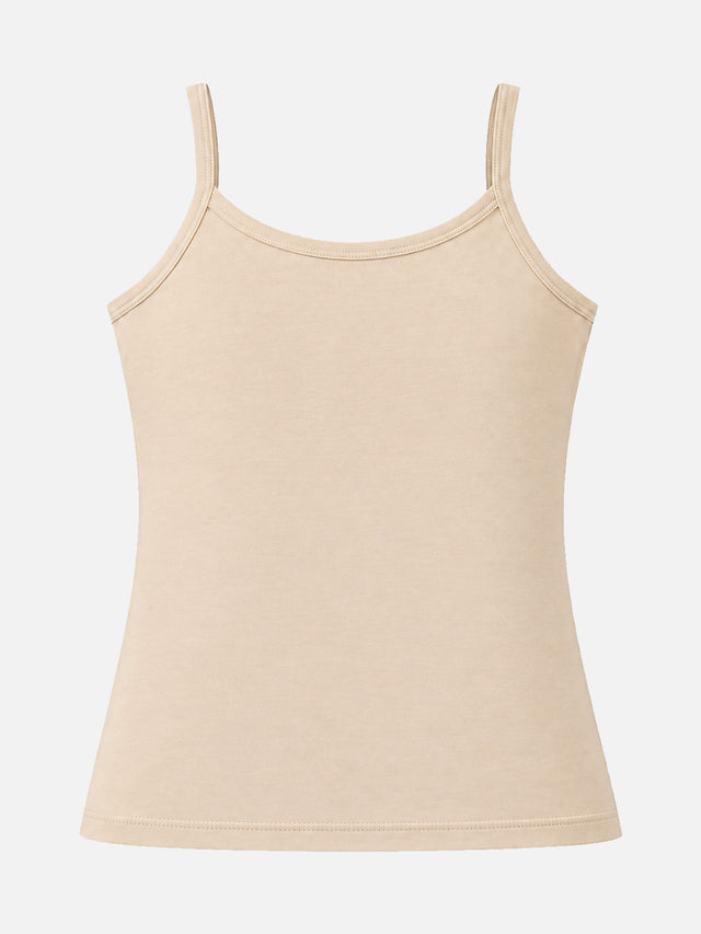 Girls Cotton Camisole Sleeveless Camisole for Everyday Innerwear Comfort and Easy Layering - Pack of 2