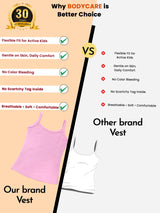 Girls Vest Dori Neck Sleeveless - Bodycare