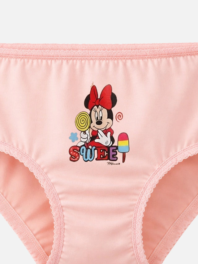Girls 100% Cotton Panty with Top Elastic for Everyday Innerwear Comfort and Daily Essentials - Pack of 3