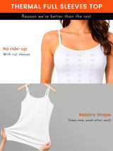 Women Round Neck Sleeveless Thermal Top for Winter Base Layering, Cold-Weather Comfort and Everyday Innerwear - Pack of 1