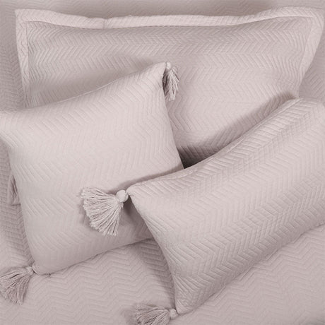 BodyComfy 100% Cotton Hosiery King-Size Fitted Bedcover – Chevron Print