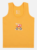 Baby Boys Cotton Regular Fit Vest Round Neck Sleeveless Innerwear for Everyday Comfort and Easy Wear - Pack of 6