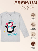 Baby Girls Interlock Cotton T-Shirt with Soft Breathable Fabric and Regular Fit for Everyday Casual Wear