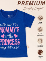 Baby Girls Round Neck Half Sleeve T-Shirt for Casual Dressing, Easy Movement and Regular Wardrobe Use - Pack of 1