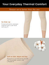 Women Regular Mid Rise Thermal Bottom for Winter Base Layering, Cold-Weather Comfort and Everyday Warm Innerwear - Pack of 1