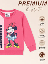 Girls Printed Cotton Full Sleeves Sweatshirt for Casual Winter Wear, Cozy Comfort and Easy Layering - Pack of 1