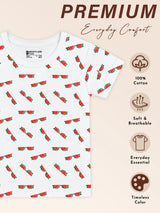Baby Girls Antiviral 100% Cotton T-Shirt for Comfortable Regular Use and Everyday Casual Wear Essentials