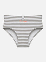 Girls Innerwear Panty Cotton Spandex Full Coverage Brief with Inner Elastic for Everyday Comfort - Pack of 3