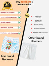 Unisex 100% Cotton Bloomer Lycra Band Pack of 3