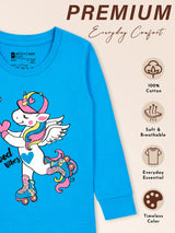 Baby Girls Solid T-Shirt Round Neck Full Sleeves Casual Wear Top for Playtime, Travel and Everyday Outfits - Pack of 1