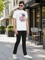 Men T-Shirt Round Neck Half Sleeves with Everyday Casual Styling for Comfort, Travel and Easy Layering