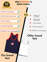 Boys Mickey & Friends Vest Round Neck Sleeveless Pack of 3