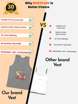 Boys Tom & Jerry Vest Round Neck Sleeveless Pack of 3