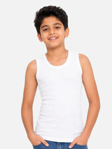 Boys Round Neck Sleeveless Thermal Top with Warm Comfort, Easy Innerwear Fit and Winter Essential Styling - Pack of 2