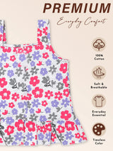 Girls 100% Cotton Top and Bottom Set for Everyday Outfit Comfort, Casual Wear and Easy Movement Essentials