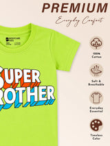Baby Boys 100% Cotton T-Shirt Round Neck Half Sleeves Regular Fit Top with Soft Breathable Fabric for Daily Wear