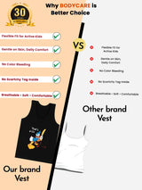 Boys Mickey & Friends Vest Round Neck Sleeveless Pack of 3