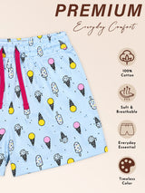 Baby Girls Printed Shorts with Casual Babywear Styling for Everyday Comfort, Easy Movement and Regular Use