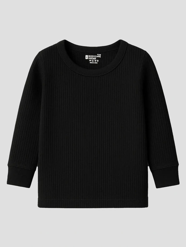Unisex Full Sleeve Thermal Top with Round Neck Design for Warm Winter Wear and Comfortable Innerwear Use - Pack of 1
