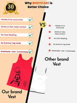 Boys Mickey & Friends Vest Round Neck Sleeveless Pack of 3 - Bodycare