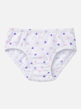 Girls 100% Cotton Panty with Inner Elastic for Soft Everyday Innerwear Comfort and Regular Use - Pack of 6