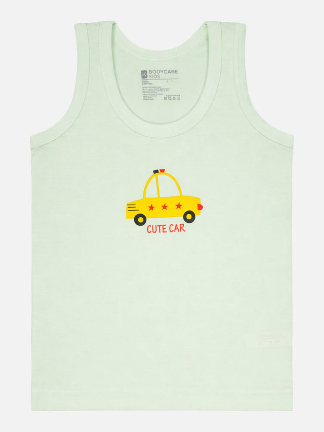Baby Boys Sleeveless Vest with Round Neck Design for Everyday Innerwear Comfort and Regular Use - Pack of 6