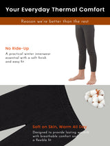 Boys Thermal Bottom for Winter Base Layering, Cold-Weather Comfort and Everyday Warm Innerwear Essentials - Pack of 1
