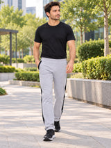 Men Cotton Track Pant with Side Pockets for Comfortable Lounge Wear, Casual Wear and Easy Everyday Movement - Pack of 1