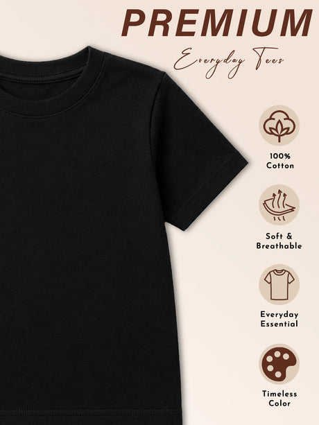 Men Cotton T-Shirt Round Neck Half Sleeves Pack of 1