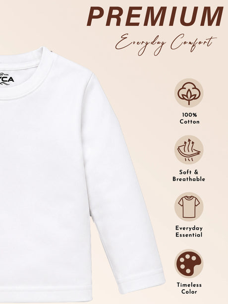 Girls 100% Cotton T-Shirt Round Neck
