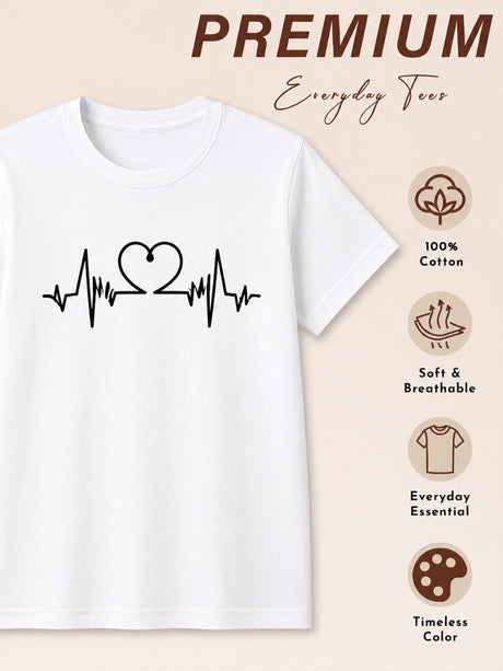 Men Cotton T-Shirt Round Neck Half Sleeves Pack of 1