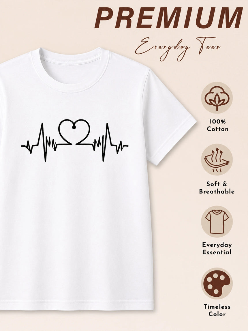 Men Cotton T-Shirt Round Neck Half Sleeves Pack of 1