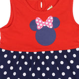 Bodycare Minnie & Friends Girls Cotton Frock Round Neck Sleeveless