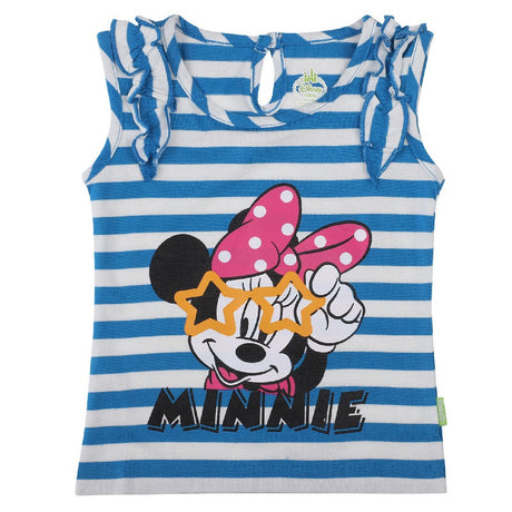 Baby Girls Minnie & Friends T-Shirt Round Neck Sleeveless - Bodycare