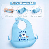 Baby Bibs for Boys Girls | Soft Cotton Waterproof Feeding Bibs |Reusable, Washable, Unisex Infant Bib Set